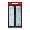 RCA Vitrina Comercial de 2 Puertas | Cierre Automático | Seguridad con Llave | 22p3