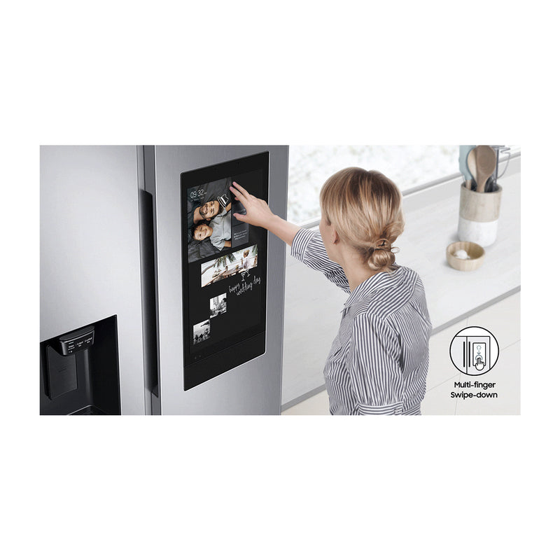 Samsung Refrigeradora Side By Side Digital Inverter | Family Hub | WiFi | Bluetooth | Dispensador de Agua y Hielo | 21.5p3