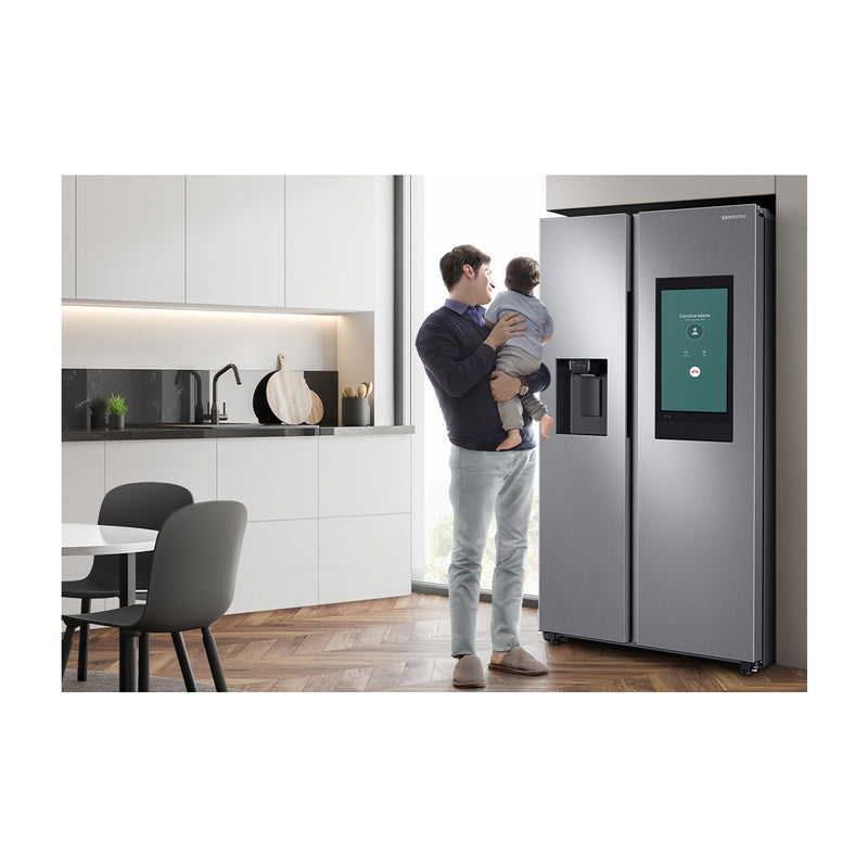 Samsung Refrigeradora Side By Side Digital Inverter | Family Hub | WiFi | Bluetooth | Dispensador de Agua y Hielo | 21.5p3