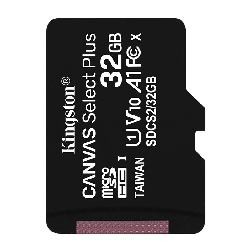 Kingston Memoria Micro SDHC de 32GB + Adaptador | UHS-I | V10 | U1 | Clase 10 | 100MB/s