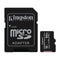 Kingston Memoria Micro SDXC de 64 GB + Adaptador | UHS-I | V10 | U1 | Clase 10 | 100MB/s