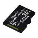 Kingston Memoria Micro SDXC de 64 GB + Adaptador | UHS-I | V10 | U1 | Clase 10 | 100MB/s