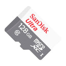 Sandisk Memoria Micro SDXC de 128GB + Adaptador | USH-I | Clase 10 | 100MB/s