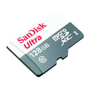 Sandisk Memoria Micro SDXC de 128GB + Adaptador | USH-I | Clase 10 | 100MB/s