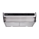 Drija Slim Touch 60 Extractor de Grasa | Tipo Compacto | 3 Velocidades | Panel Táctil | 1 Filtro de Carbón |  2 Filtros de Aluminio | 230m3/H | Acero