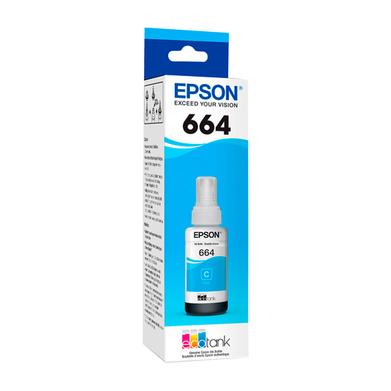 Epson T664 C Botella de Tinta | Cyan