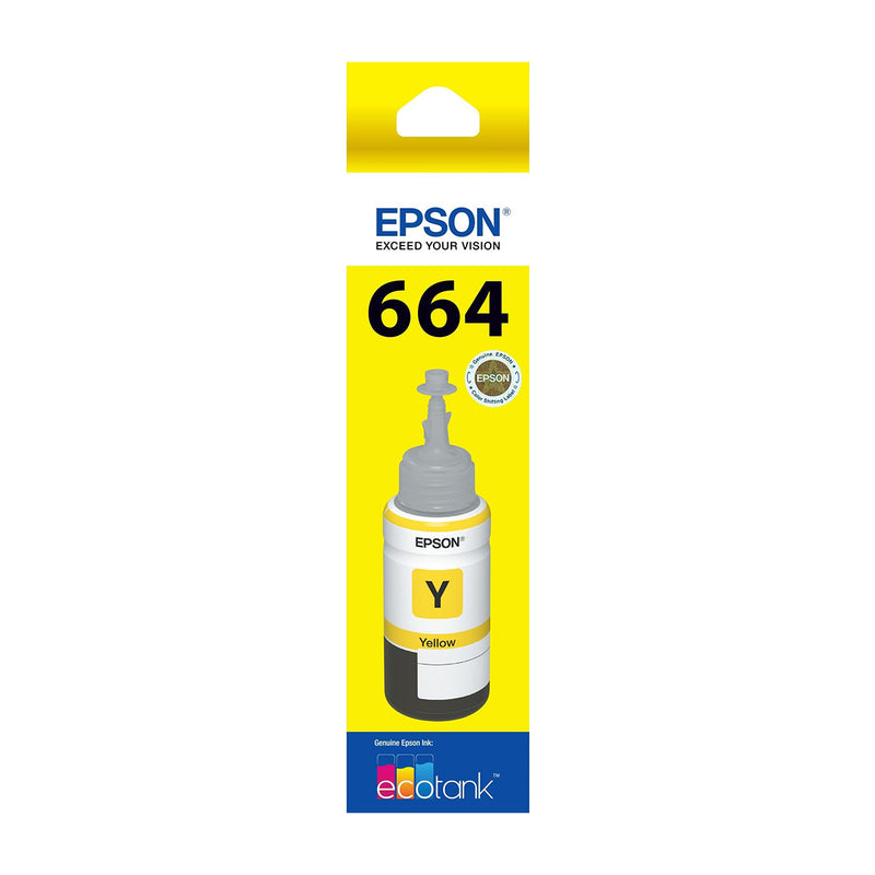 Epson T664 Y Botella de Tinta | Amarillo