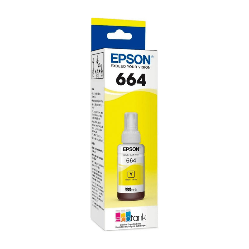 Epson T664 Y Botella de Tinta | Amarillo