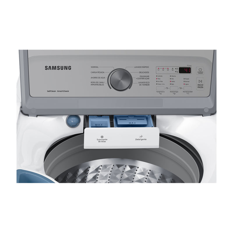 Samsung Lavadora Automática de Carga Superior | Aqua Saving | Self Clean | 22kg