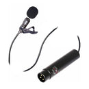 Vidpro Micrófono XLR Lavalier Condensador Profesional | Para Cámaras Profesionales y de Video con Entrada XLR