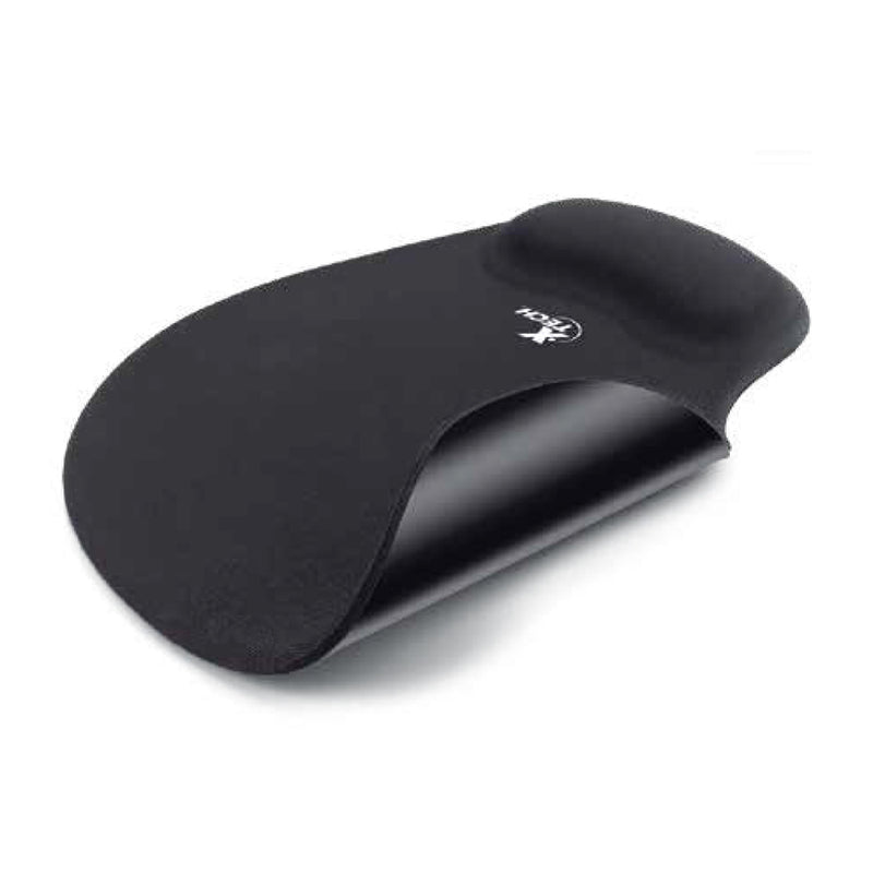 Xtech Mouse Pad con Soporte de Gel para Muñeca | Antideslizante | Negro