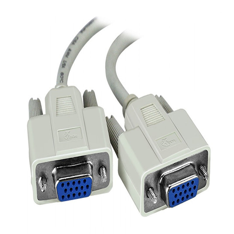 Xtech Cable Múltiple VGA macho a hembra | Blanco