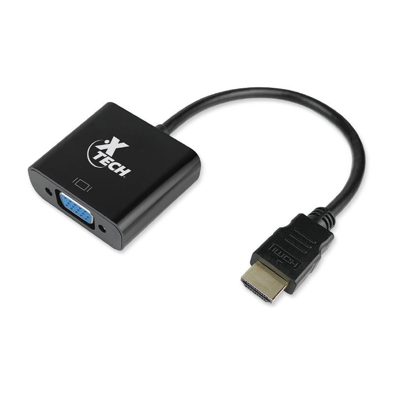 XTech Adaptador HDMI Macho a VGA Hembra