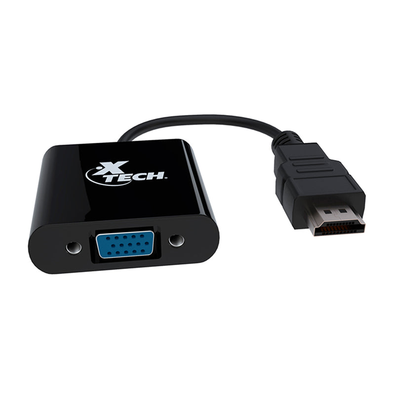 XTech Adaptador HDMI Macho a VGA Hembra