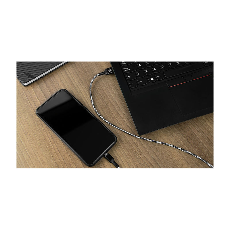 Xtech Cable USB C a USB A | 1.8 Metros | Negro Blanco